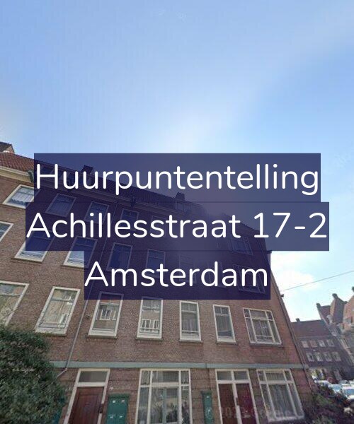 Foto gevel Huurpuntentelling voor Achillesstraat 17-2, Amsterdam