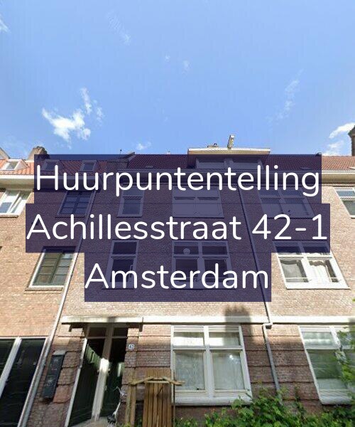 Foto gevel Huurpuntentelling voor Achillesstraat 42-1, Amsterdam