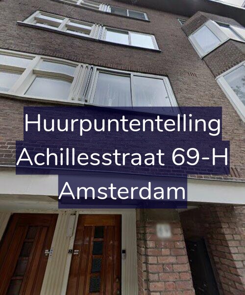 Foto gevel Huurpuntentelling voor Achillesstraat 69-H, Amsterdam