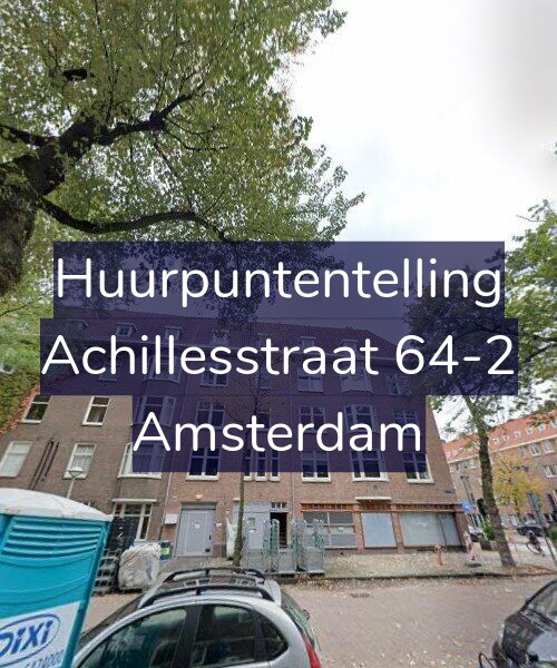 Foto gevel Huurpuntentelling voor Achillesstraat 64-2, Amsterdam
