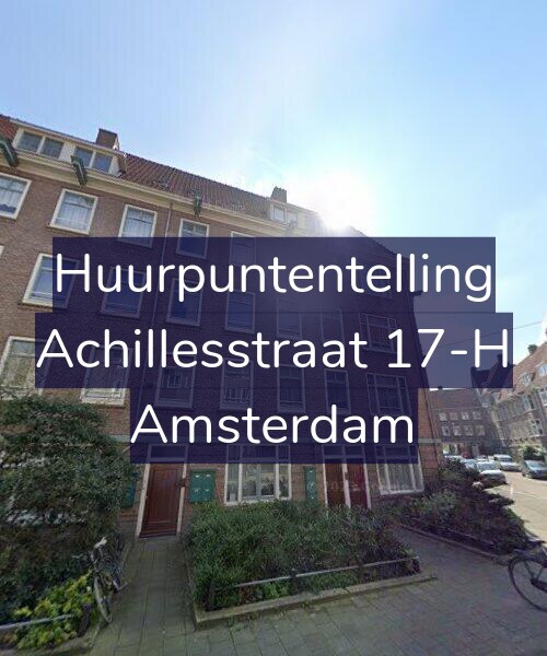 Foto gevel Huurpuntentelling voor Achillesstraat 17-H, Amsterdam