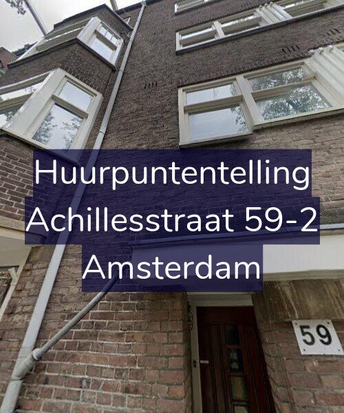 Foto gevel Huurpuntentelling voor Achillesstraat 59-2, Amsterdam