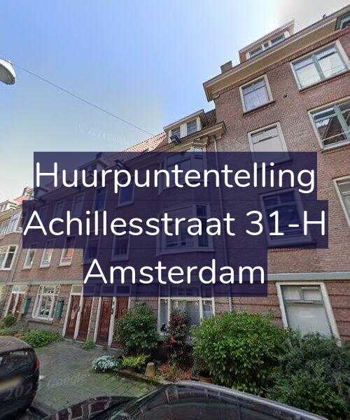 Foto gevel Huurpuntentelling voor Achillesstraat 31-H, Amsterdam