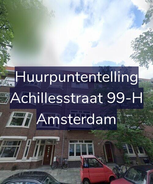 Foto gevel Huurpuntentelling voor Achillesstraat 99-H, Amsterdam