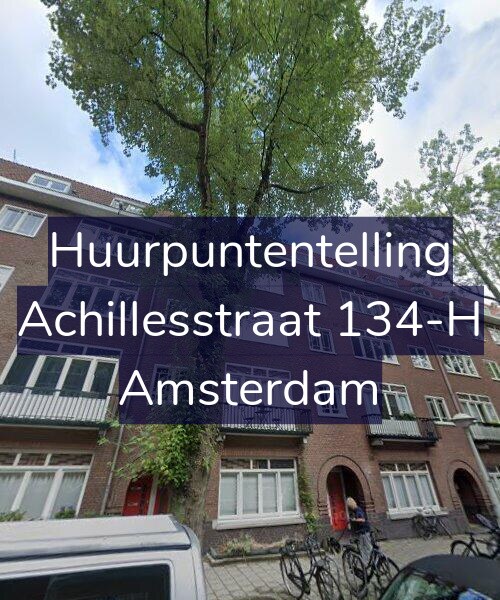 Foto gevel Huurpuntentelling voor Achillesstraat 134-H, Amsterdam