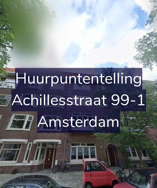 Foto gevel Huurpuntentelling voor Achillesstraat 99-1, Amsterdam