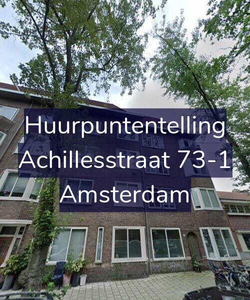 Foto gevel Huurpuntentelling voor Achillesstraat 73-1, Amsterdam