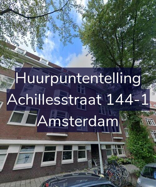 Foto gevel Huurpuntentelling voor Achillesstraat 144-1, Amsterdam