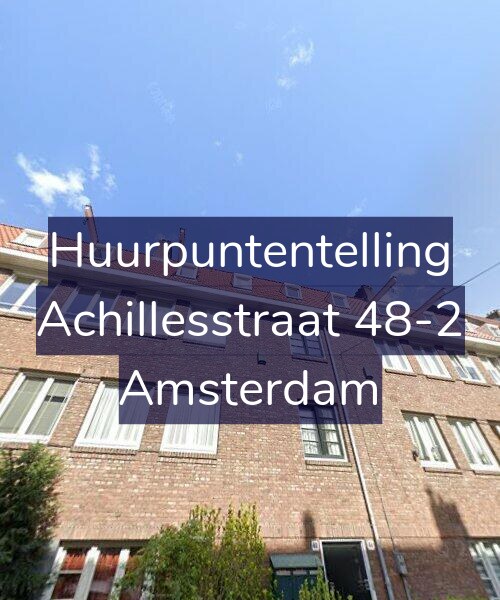 Foto gevel Huurpuntentelling voor Achillesstraat 48-2, Amsterdam