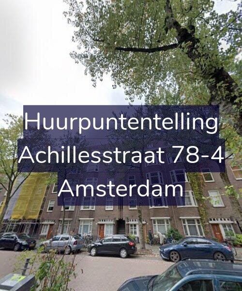 Foto gevel Huurpuntentelling voor Achillesstraat 78-4, Amsterdam