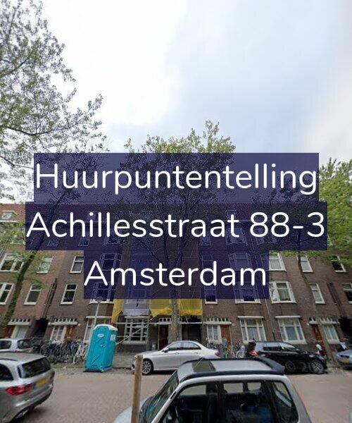 Foto gevel Huurpuntentelling voor Achillesstraat 88-3, Amsterdam