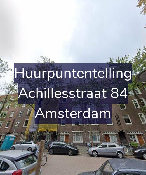 Foto gevel Huurpuntentelling voor Achillesstraat 84, Amsterdam
