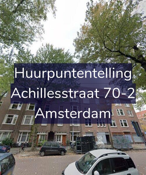 Foto gevel Huurpuntentelling voor Achillesstraat 70-2, Amsterdam