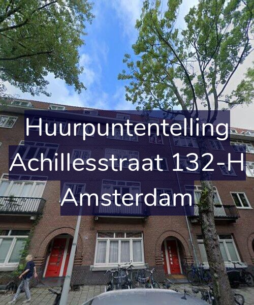 Foto gevel Huurpuntentelling voor Achillesstraat 132-H, Amsterdam