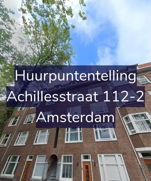 Foto gevel Huurpuntentelling voor Achillesstraat 112-2, Amsterdam