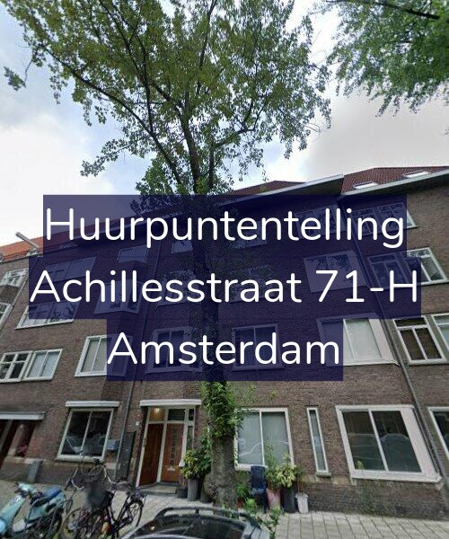 Foto gevel Huurpuntentelling voor Achillesstraat 71-H, Amsterdam