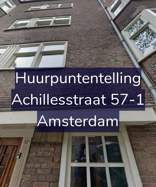 Foto gevel Huurpuntentelling voor Achillesstraat 57-1, Amsterdam