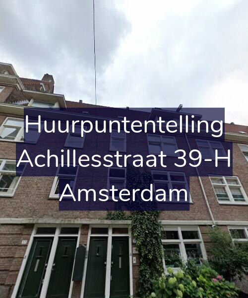 Foto gevel Huurpuntentelling voor Achillesstraat 39-H, Amsterdam