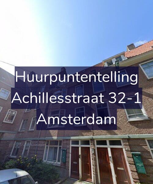 Foto gevel Huurpuntentelling voor Achillesstraat 32-1, Amsterdam