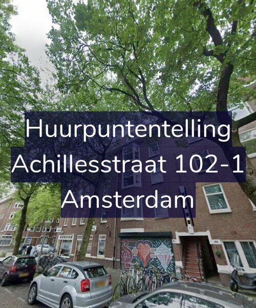 Foto gevel Huurpuntentelling voor Achillesstraat 102-1, Amsterdam