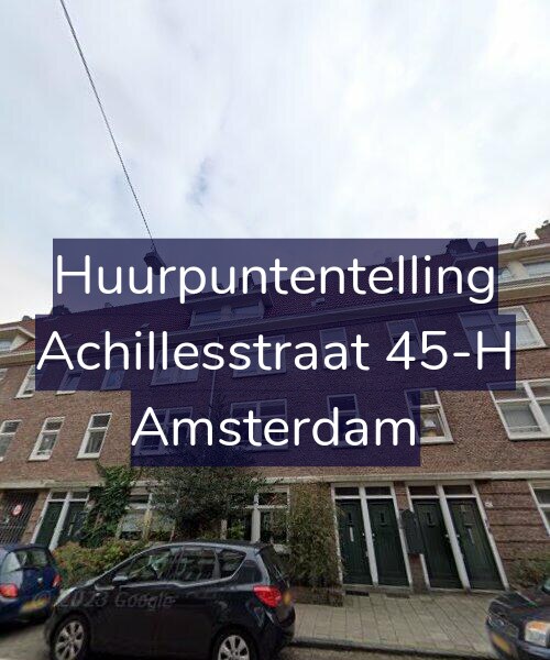 Foto gevel Huurpuntentelling voor Achillesstraat 45-H, Amsterdam