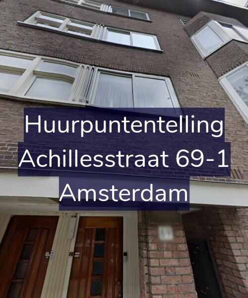 Foto gevel Huurpuntentelling voor Achillesstraat 69-1, Amsterdam