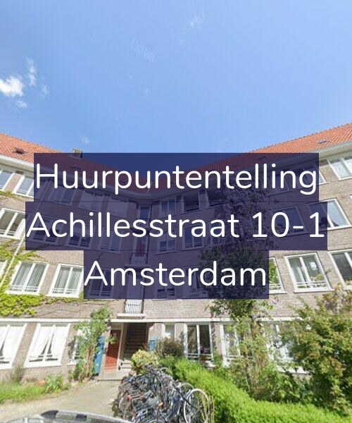 Foto gevel Huurpuntentelling voor Achillesstraat 10-1, Amsterdam