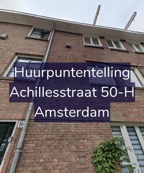 Foto gevel Huurpuntentelling voor Achillesstraat 50-H, Amsterdam