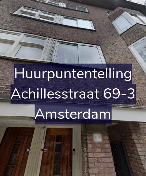 Foto gevel Huurpuntentelling voor Achillesstraat 69-3, Amsterdam