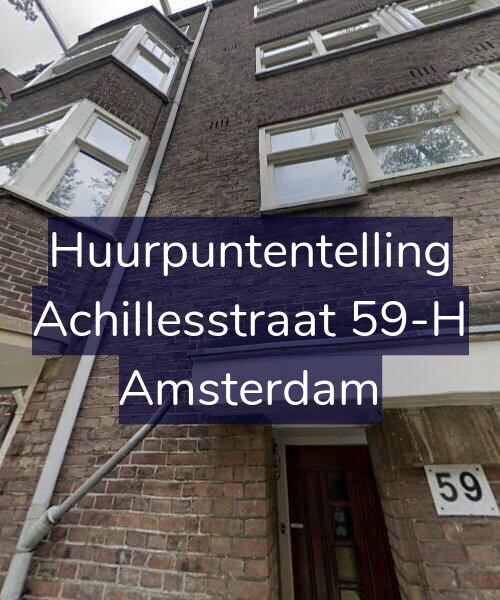 Foto gevel Huurpuntentelling voor Achillesstraat 59-H, Amsterdam