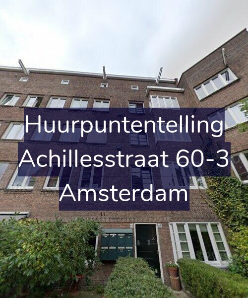 Foto gevel Huurpuntentelling voor Achillesstraat 60-3, Amsterdam