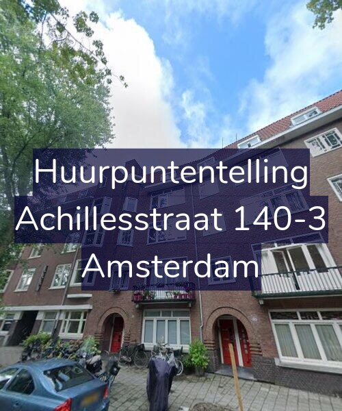 Foto gevel Huurpuntentelling voor Achillesstraat 140-3, Amsterdam