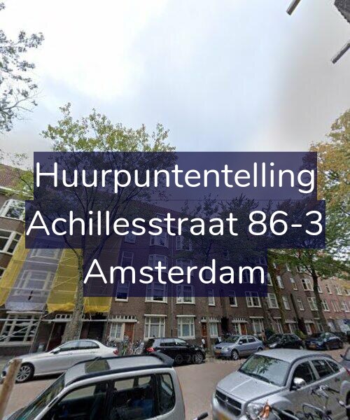 Foto gevel Huurpuntentelling voor Achillesstraat 86-3, Amsterdam