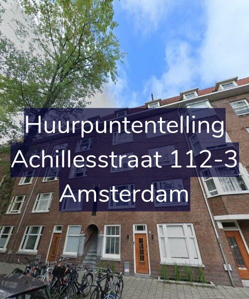 Foto gevel Huurpuntentelling voor Achillesstraat 112-3, Amsterdam