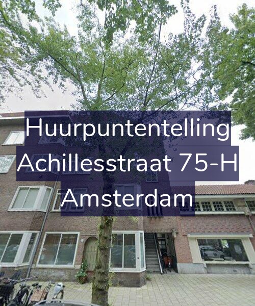 Foto gevel Huurpuntentelling voor Achillesstraat 75-H, Amsterdam