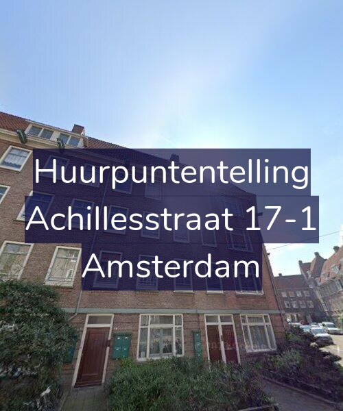 Foto gevel Huurpuntentelling voor Achillesstraat 17-1, Amsterdam