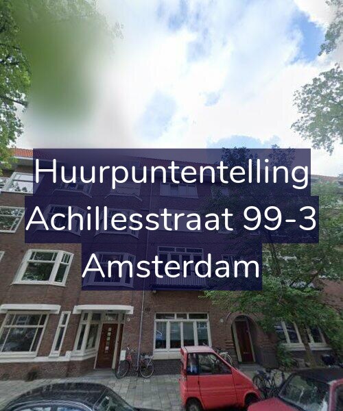 Foto gevel Huurpuntentelling voor Achillesstraat 99-3, Amsterdam