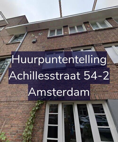 Foto gevel Huurpuntentelling voor Achillesstraat 54-2, Amsterdam