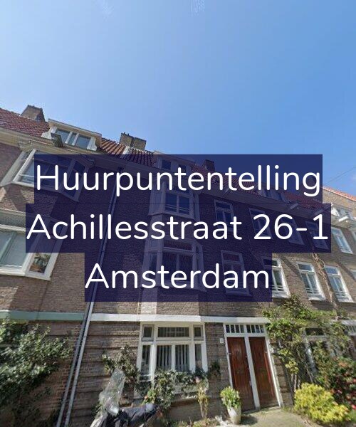 Foto gevel Huurpuntentelling voor Achillesstraat 26-1, Amsterdam