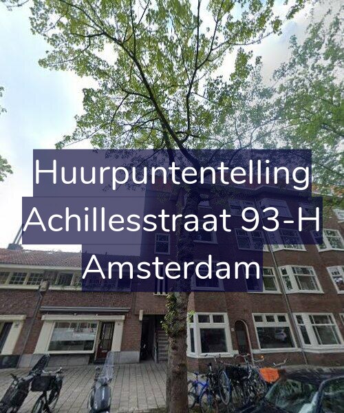 Foto gevel Huurpuntentelling voor Achillesstraat 93-H, Amsterdam