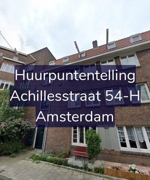 Foto gevel Huurpuntentelling voor Achillesstraat 54-H, Amsterdam