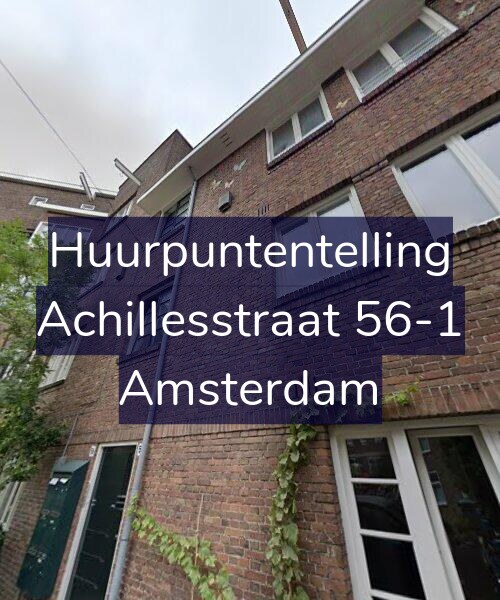 Foto gevel Huurpuntentelling voor Achillesstraat 56-1, Amsterdam