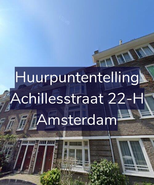Foto gevel Huurpuntentelling voor Achillesstraat 22-H, Amsterdam