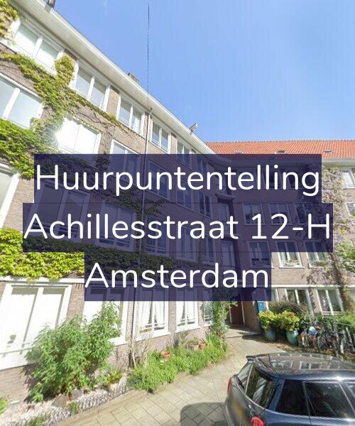 Foto gevel Huurpuntentelling voor Achillesstraat 12-H, Amsterdam