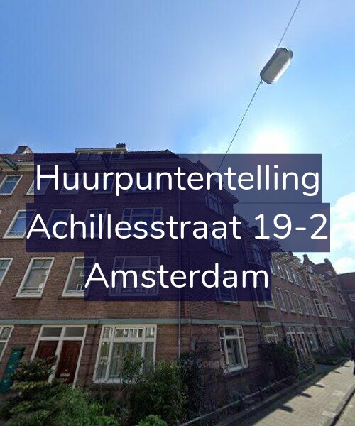Foto gevel Huurpuntentelling voor Achillesstraat 19-2, Amsterdam