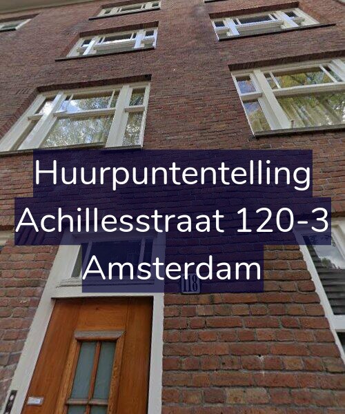 Foto gevel Huurpuntentelling voor Achillesstraat 120-3, Amsterdam