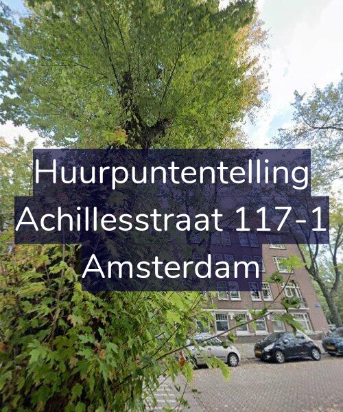 Foto gevel Huurpuntentelling voor Achillesstraat 117-1, Amsterdam