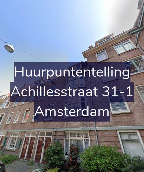 Foto gevel Huurpuntentelling voor Achillesstraat 31-1, Amsterdam