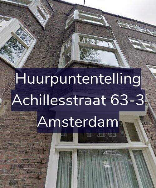 Foto gevel Huurpuntentelling voor Achillesstraat 63-3, Amsterdam