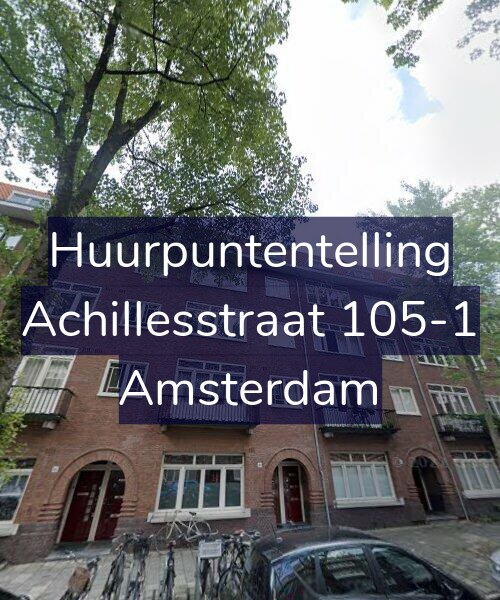 Foto gevel Huurpuntentelling voor Achillesstraat 105-1, Amsterdam